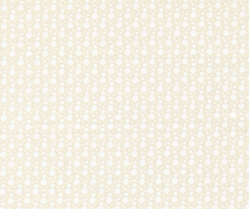1930's Playtime - Bubbly Dots - Eggshell White - 0.1m