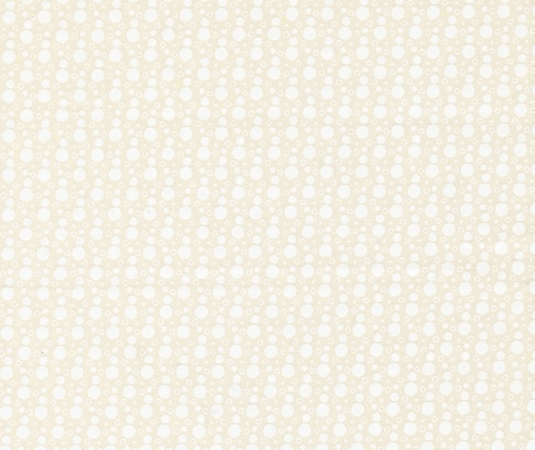 1930's Playtime - Bubbly Dots - Eggshell White - 0.1m