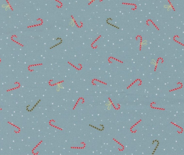 Candy Canes Igloo - 0.1m 100% Cotton Fabric