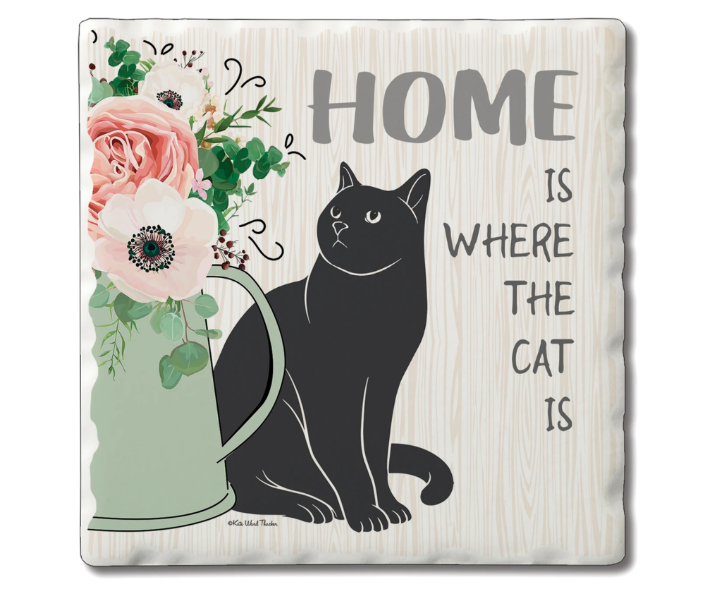 Cat Home Coaster
