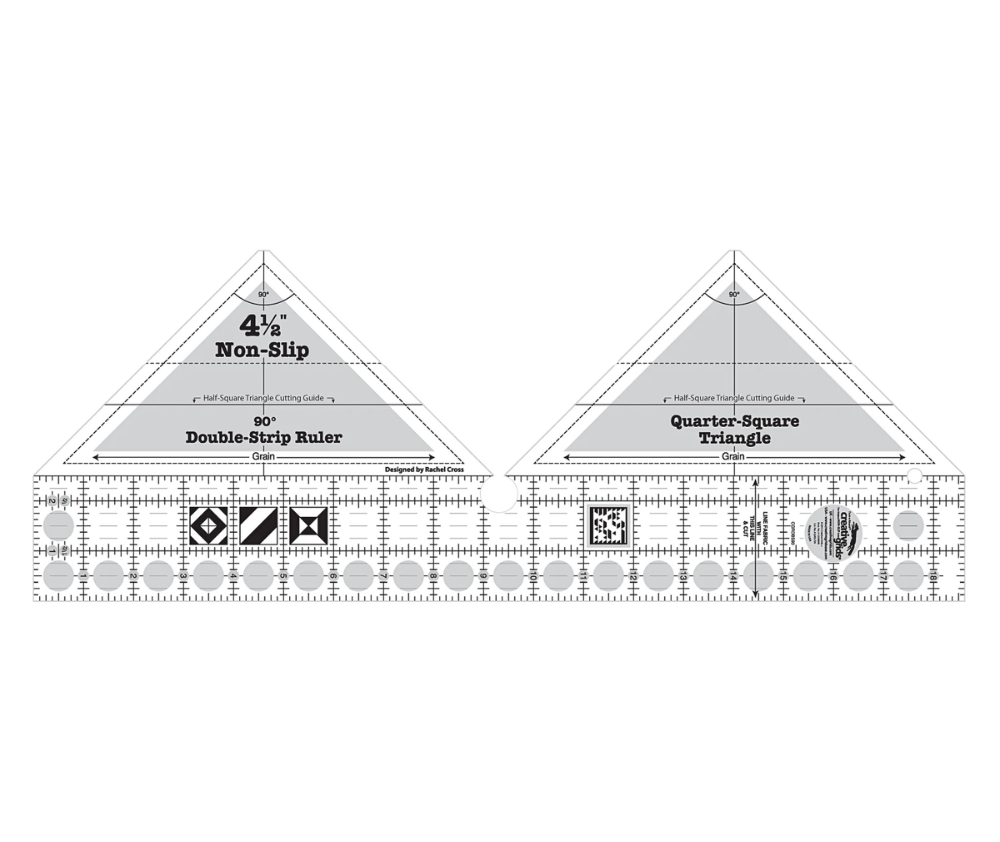 Creative Grids 60 Degree Double-Strip Quilt Ruler