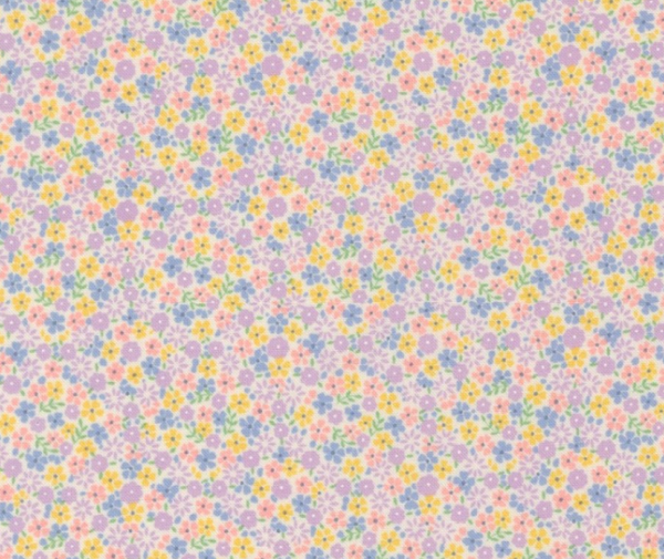 1930's Playtime - Cute Calico - Pastel - 0.1m