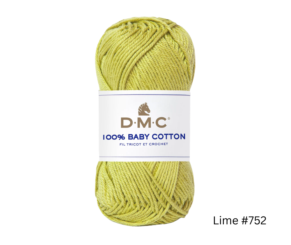 DMC 100% Baby Cotton 50g - Various Colours