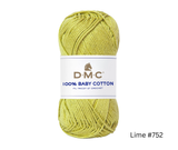 DMC 100% Baby Cotton 50g - Various Colours