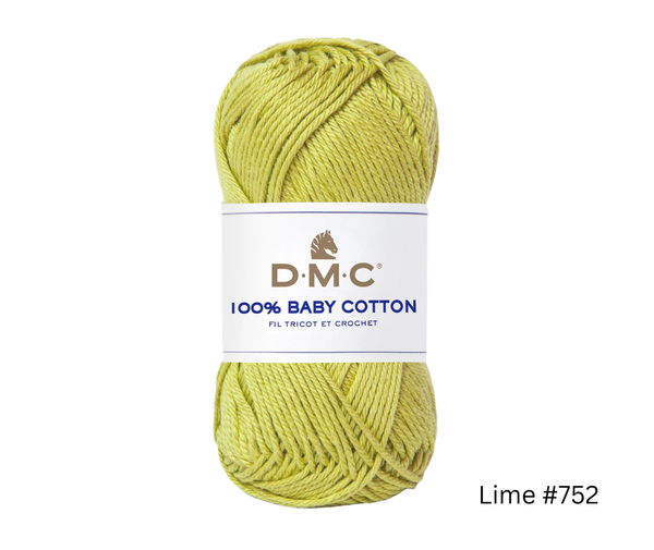 DMC 100% Baby Cotton 50g - Various Colours