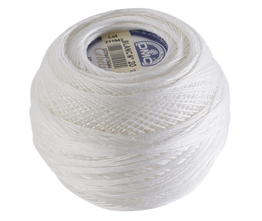 DMC Cebelia Crochet Cotton No20 50g Blanc