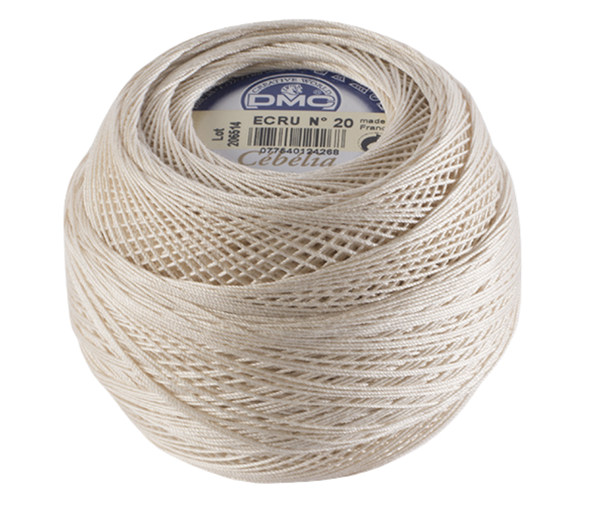DMC Cebelia Crochet Cotton No20 50g ECRU