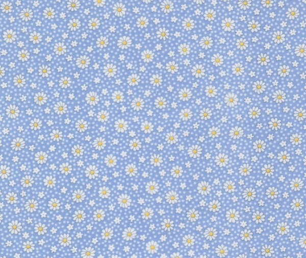 1930's Playtime - Dotty Daisy - Sky - 0.1m
