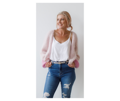 Duo Tone Cardi Knitting Pattern By Purl Foundry