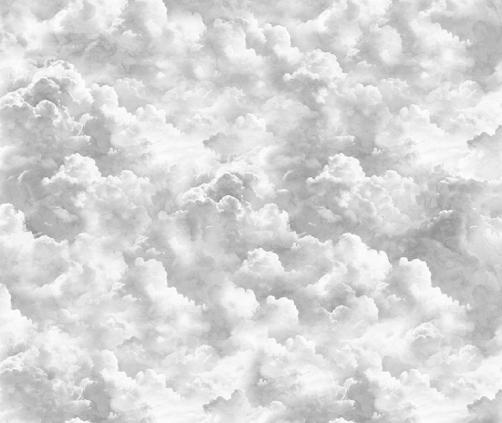 Earthly Delights Clouds Gray - 0.1m