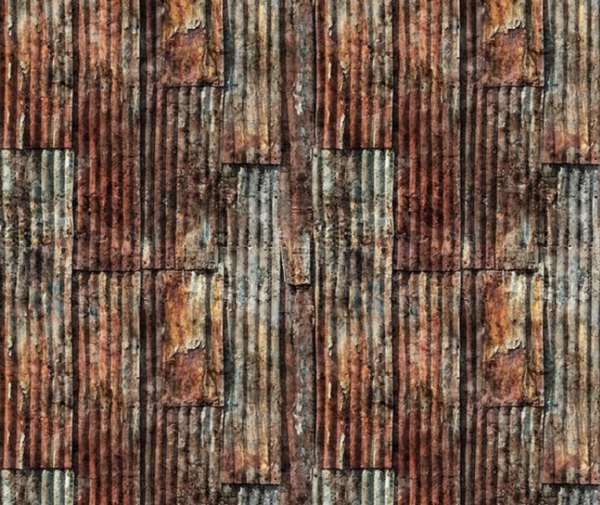 Earthly Delights Metal Cladding Multi - 0.1m