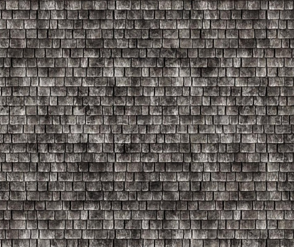 Earthly Delights Roof Shingles Charcoal - 0.1m