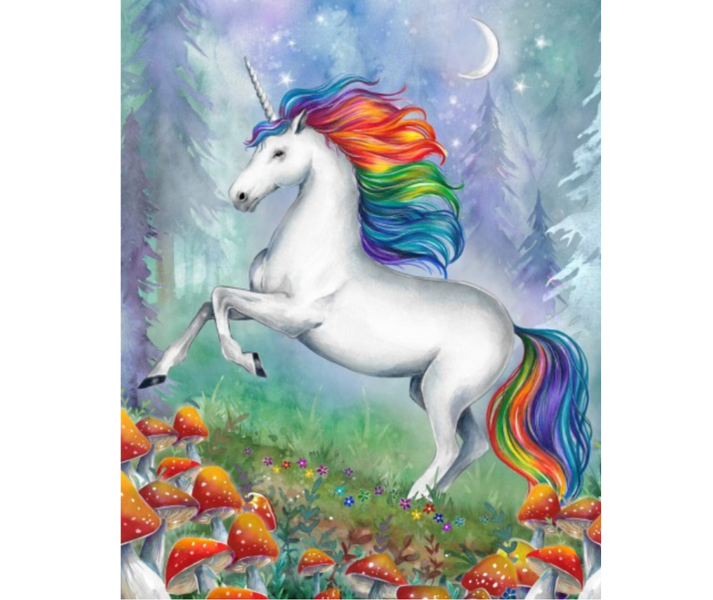 Enchanted Unicorn Panel (90cm) - 81460-101