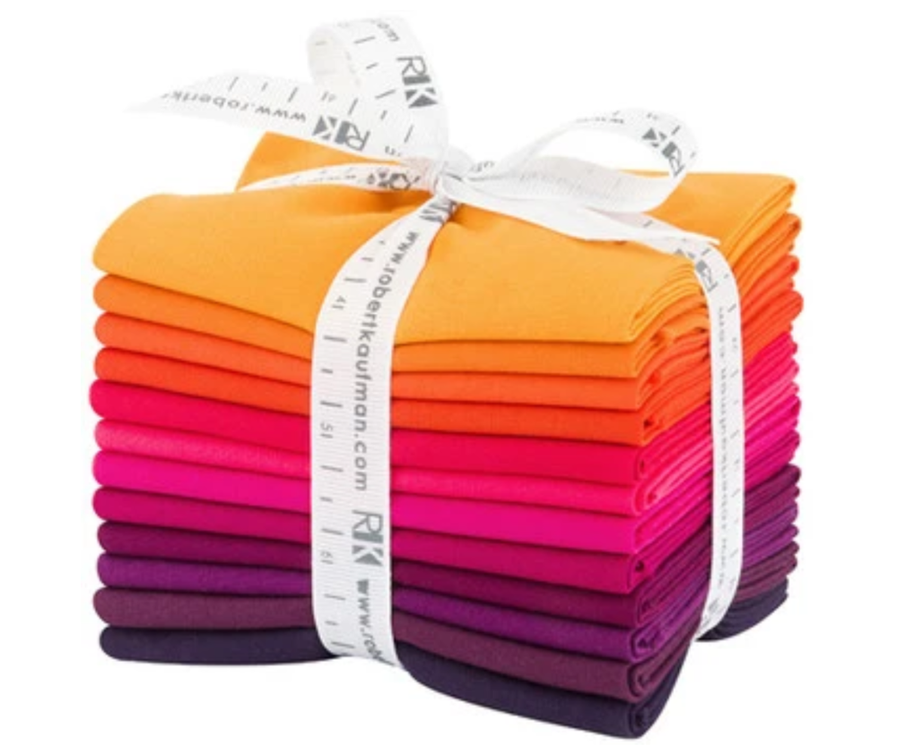 Birds of Paradise 12-Piece Fat Quarter Bundle - Kona Cotton