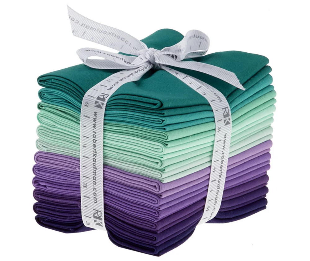 Aurora 12-Piece Fat Quarter Bundle - Kona Cotton