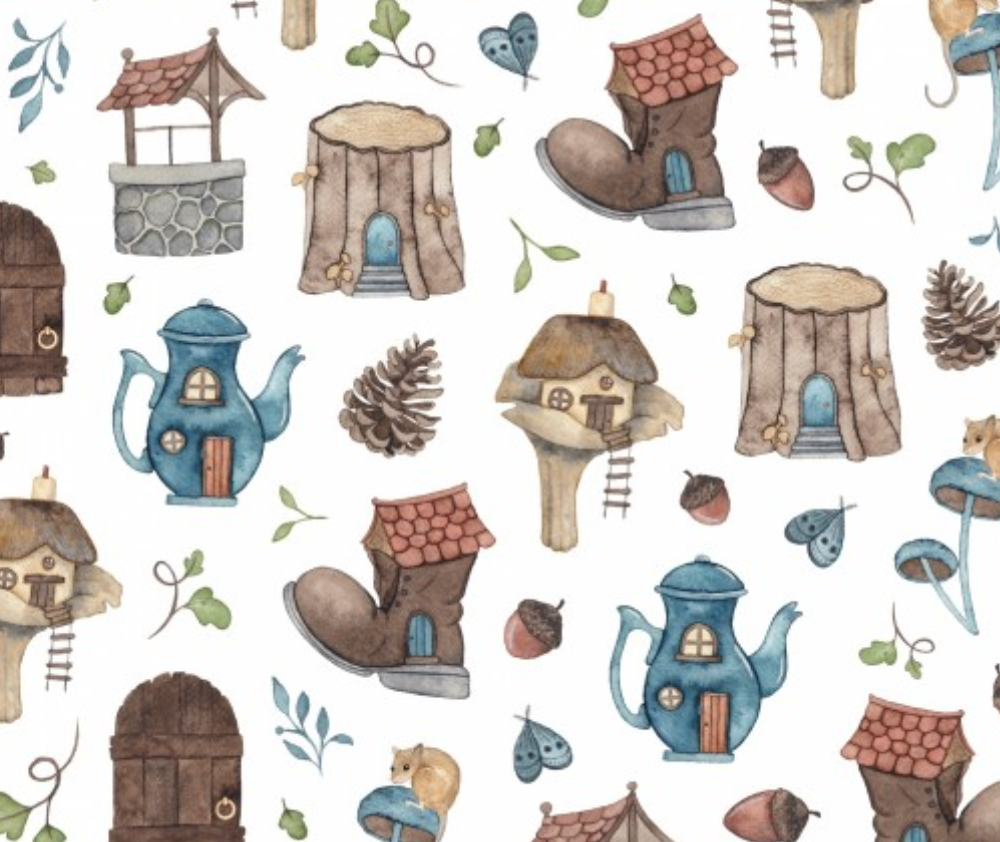 Fairytale All Over 100% Cotton - 0.1m