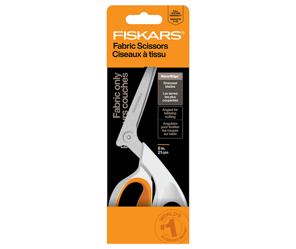 Fiskars 8 inch Shears Razor Edge (NEW)