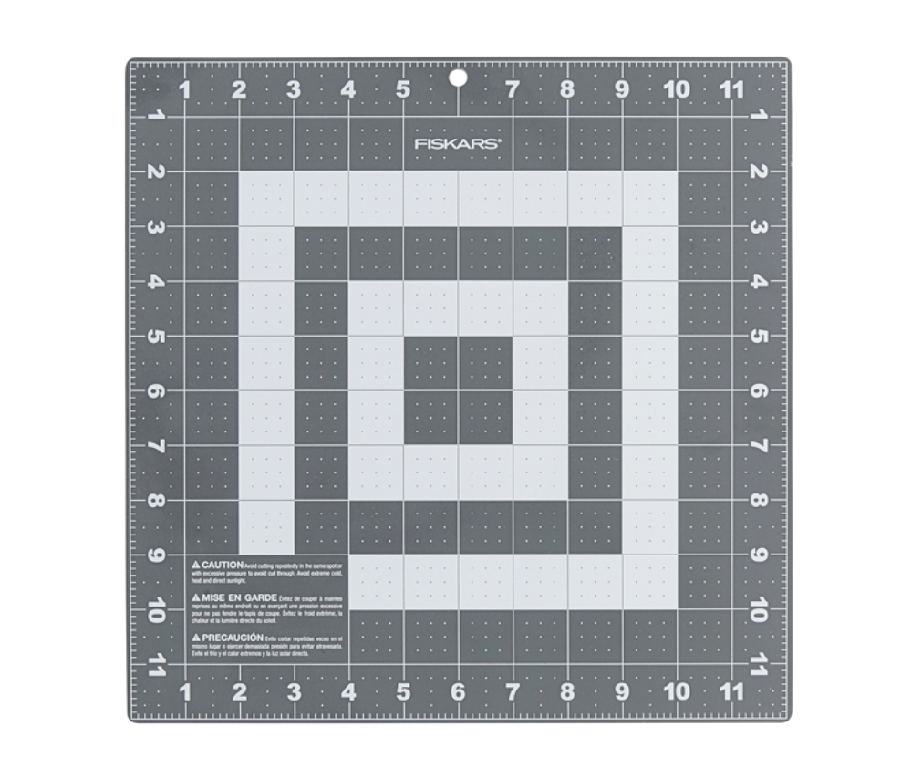 Fiskars Self-Healing One-Sided Cutting Mat 12" x 12"