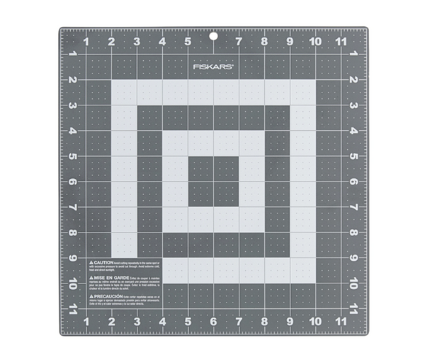 Fiskars Self-Healing One-Sided Cutting Mat 12" x 12"