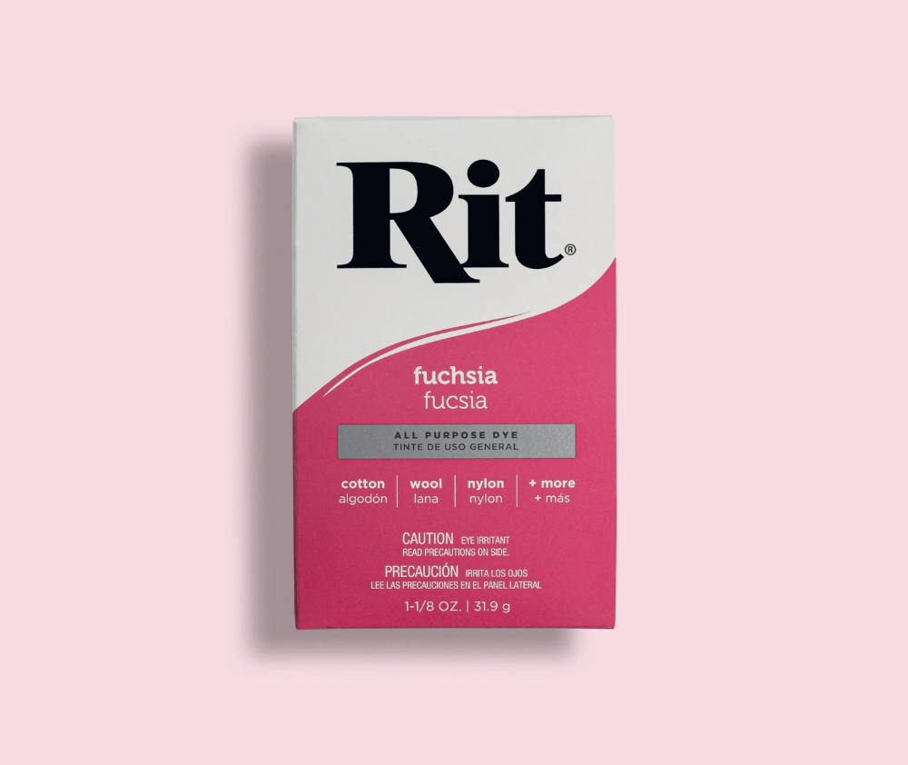 Rit Powder Dye - 20 Colours To Choose From