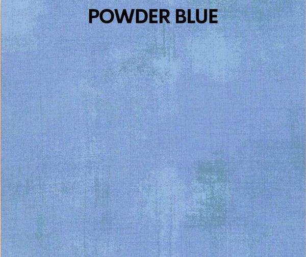 Grunge 100% Cotton Fabric - 60 Colours - 10cm Increments