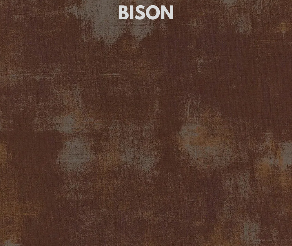 Grunge 100% Cotton Fabric - 60 Colours - 10cm Increments