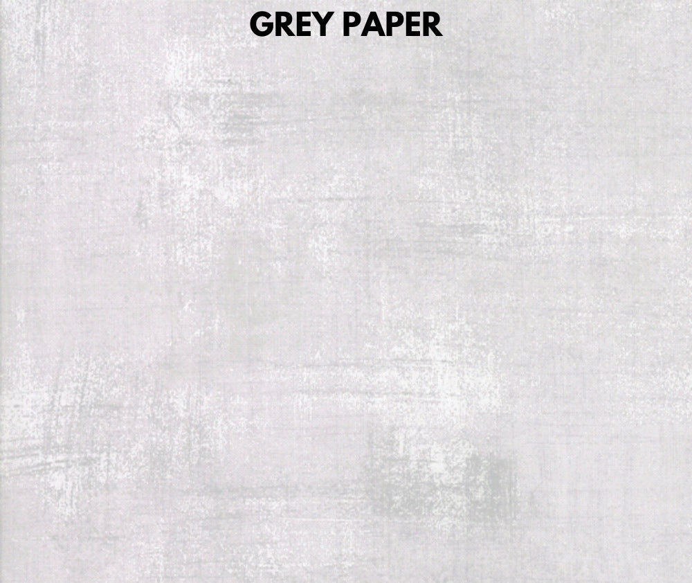 Grunge 100% Cotton Fabric - 60 Colours - 10cm Increments