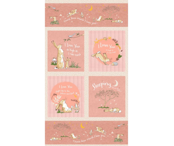 Guess how much I love you Panel - Rust 60cm