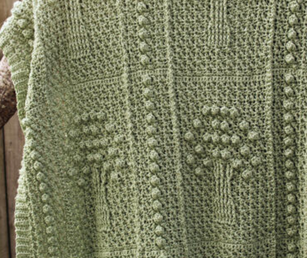 Holland Designs Crochet Pattern Apple Orchard Throw - HDP098