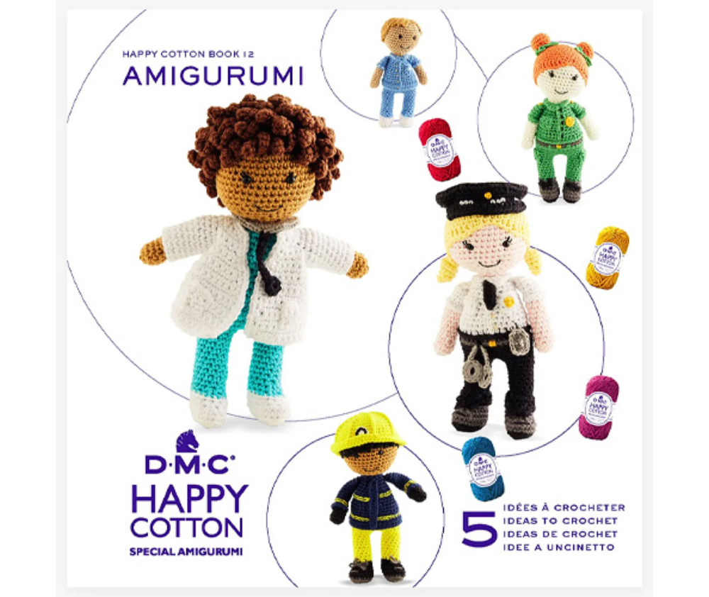 DMC Happy Cotton Amigurumi Patterns - Book 12