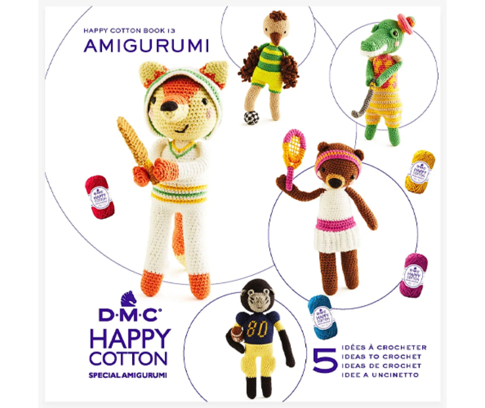 DMC Happy Cotton Amigurumi Patterns - Book 13