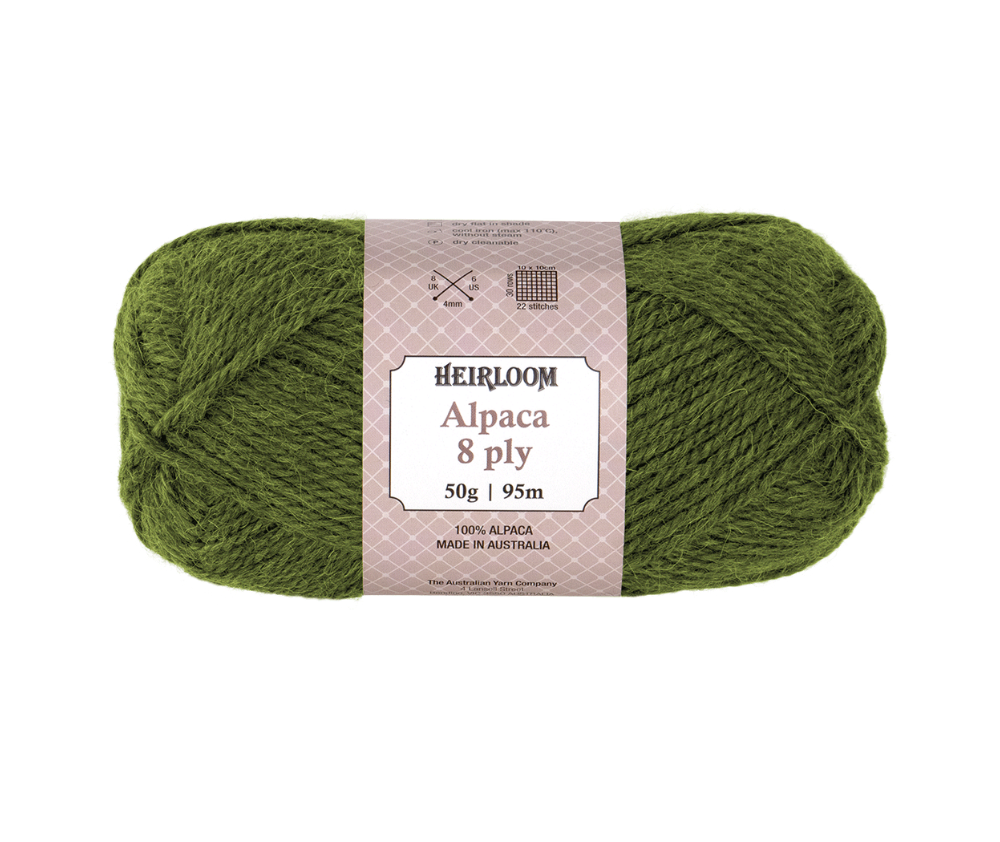 Heirloom Alpaca 8ply/DK 50g 100% Alpaca