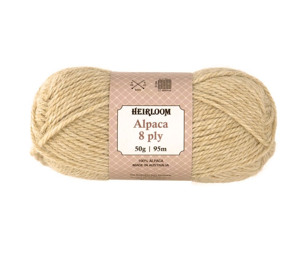 Heirloom Alpaca 8ply/DK 50g 100% Alpaca
