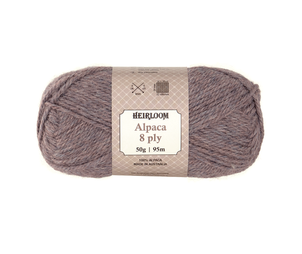 Heirloom Alpaca 8ply/DK 50g 100% Alpaca
