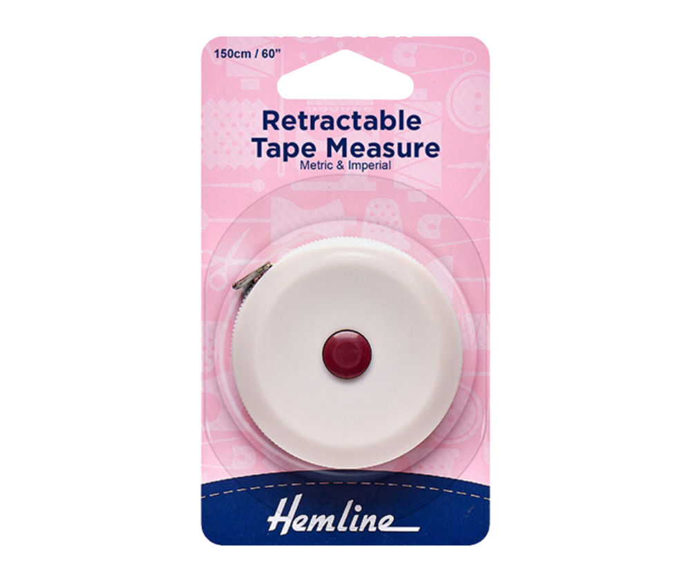 Hemline Retractable Tape Measure
