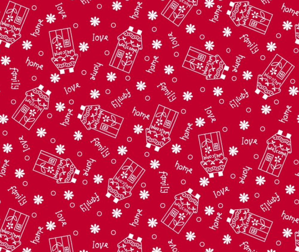 House of Love Toss Red - 0.1m