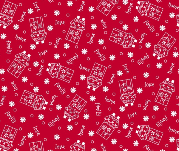 House of Love Toss Red - 0.1m