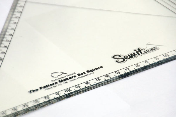 Set Square Metric Graders Pattern Making Ruler *Seconds*