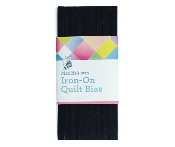 Iron On Bias Tape (Japan) (6mmx5m) - Black