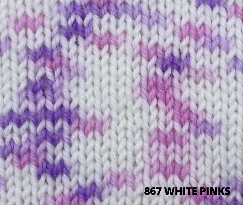 Woolly Jack & Jill 8Ply DK 100% Pure Wool - Various Colours