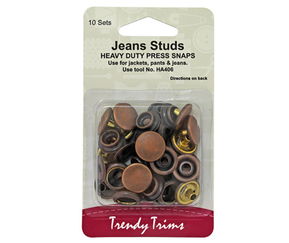 Jean Studs Bronze - Hemline