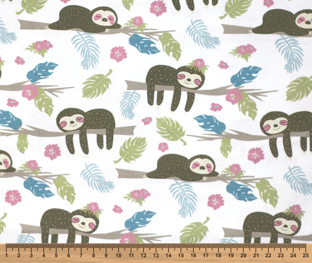Jungle Dreams 100% Cotton Fabric - 10cm Increments