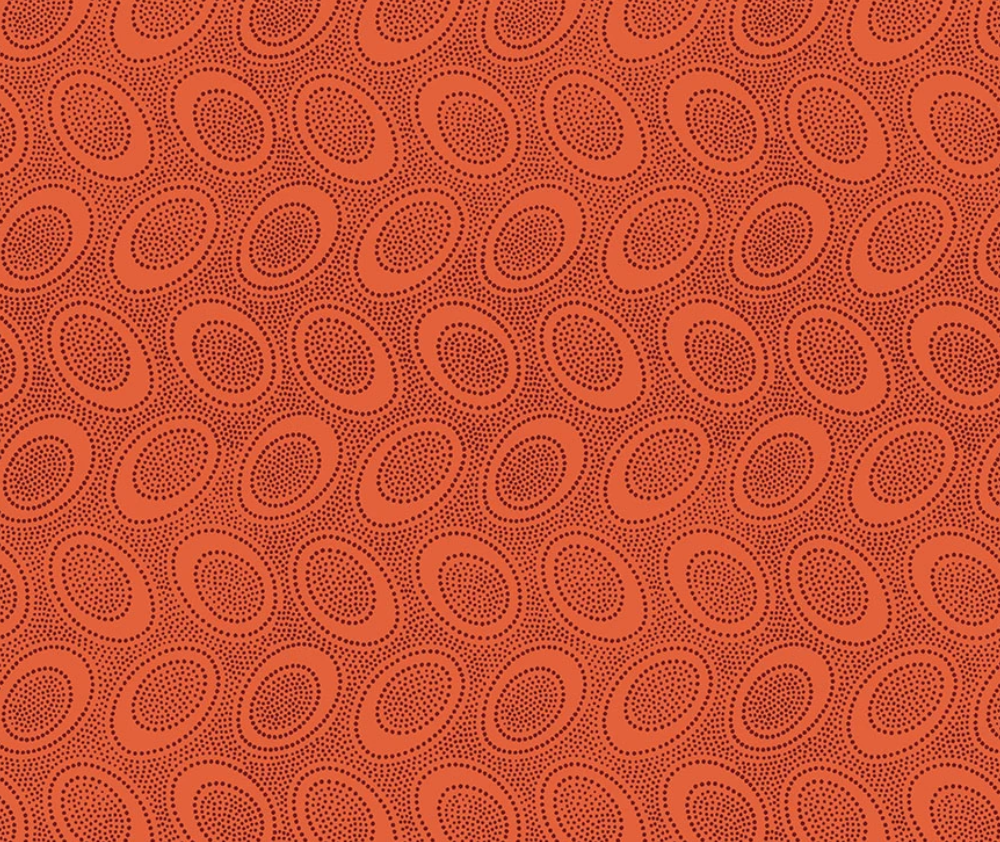Kaffe Fassett Aboriginal Dot Orange - 0.1m