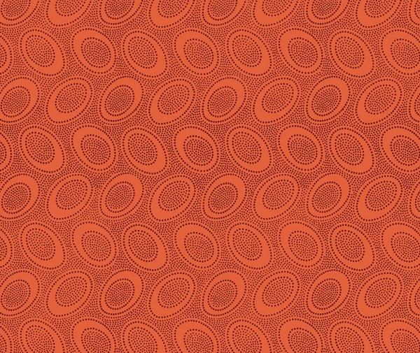 Kaffe Fassett Aboriginal Dot Orange - 0.1m