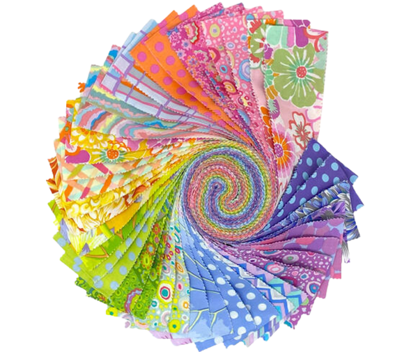 Kaffe Fassett Classics Plus Jelly Roll 2.5" 40 Piece SORBET