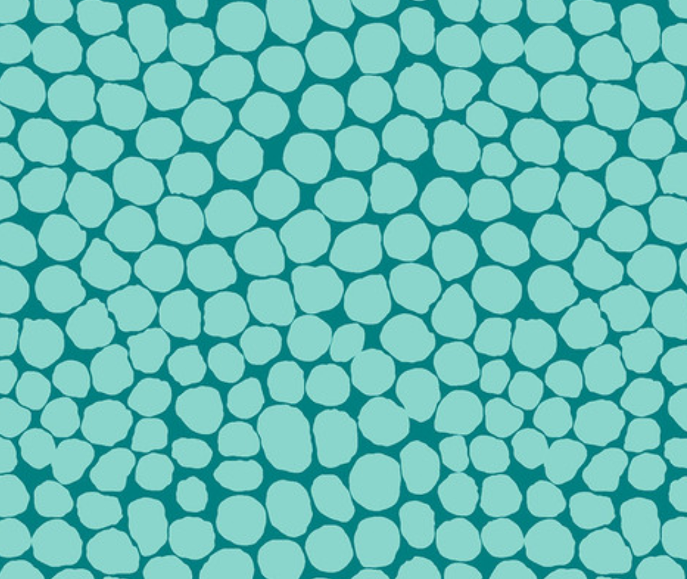 Kaffe Fassett Jumble Turquoise - 10cm Increments