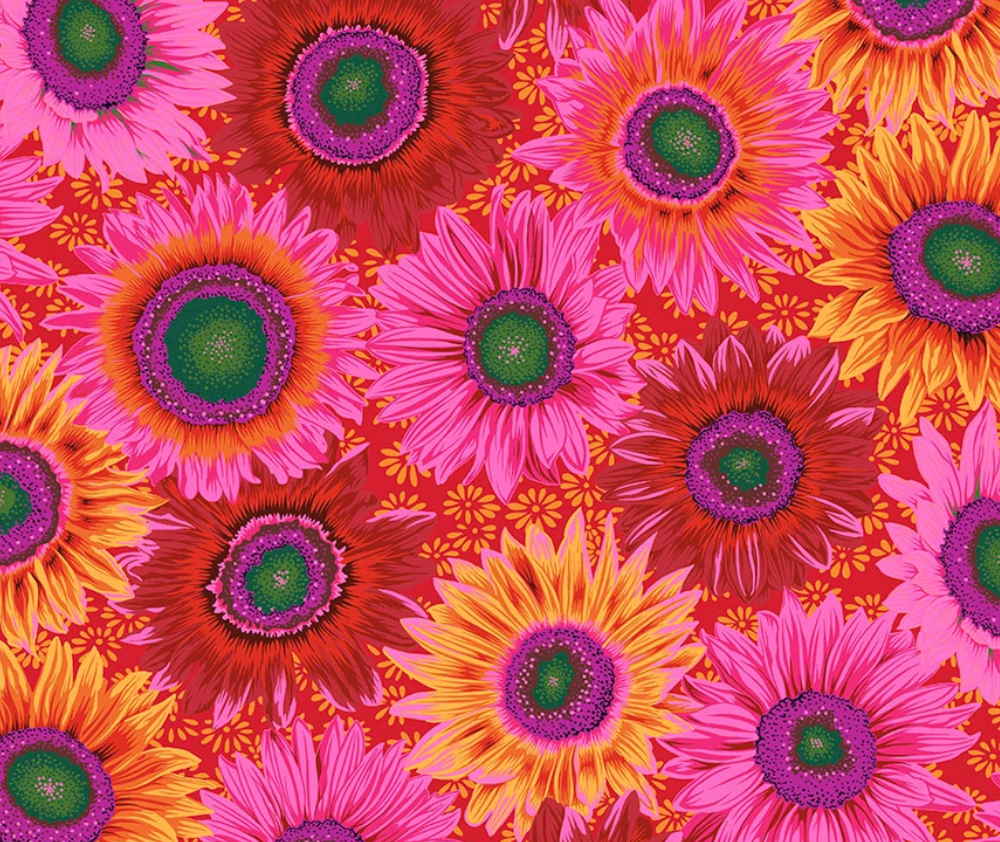 Kaffe Fassett Van Gough RED - 0.1m