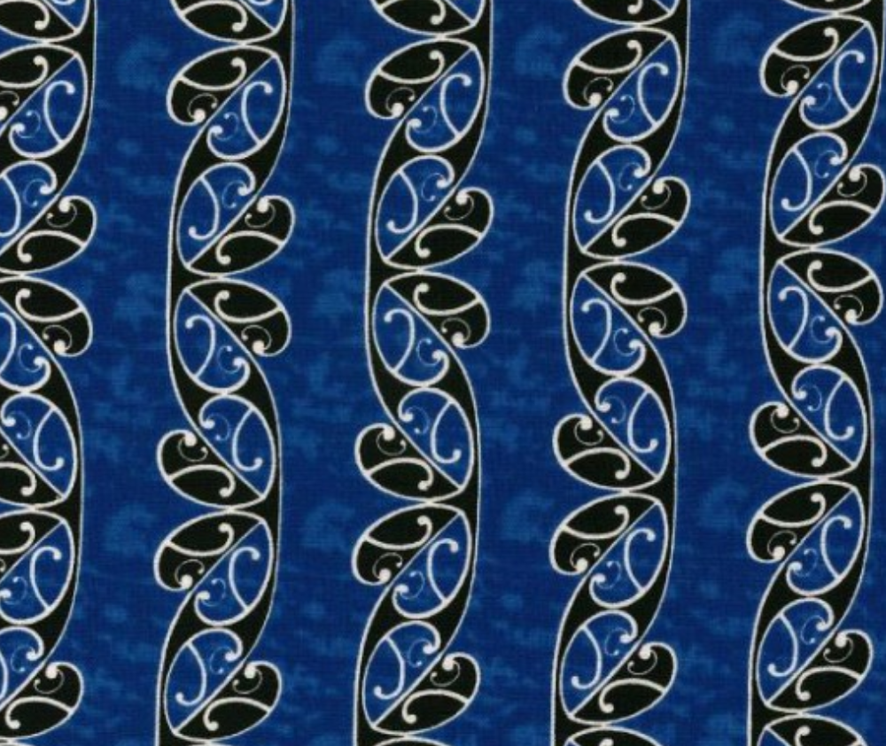 Kiwiana Koru Blue - 0.1m