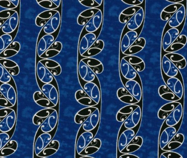 Kiwiana Koru Blue - 0.1m