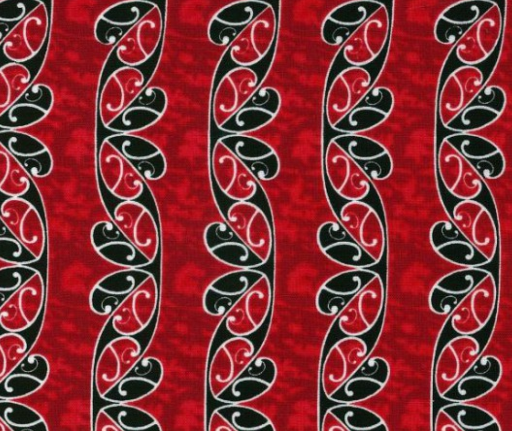 Kiwiana Koru Red  - 0.1m